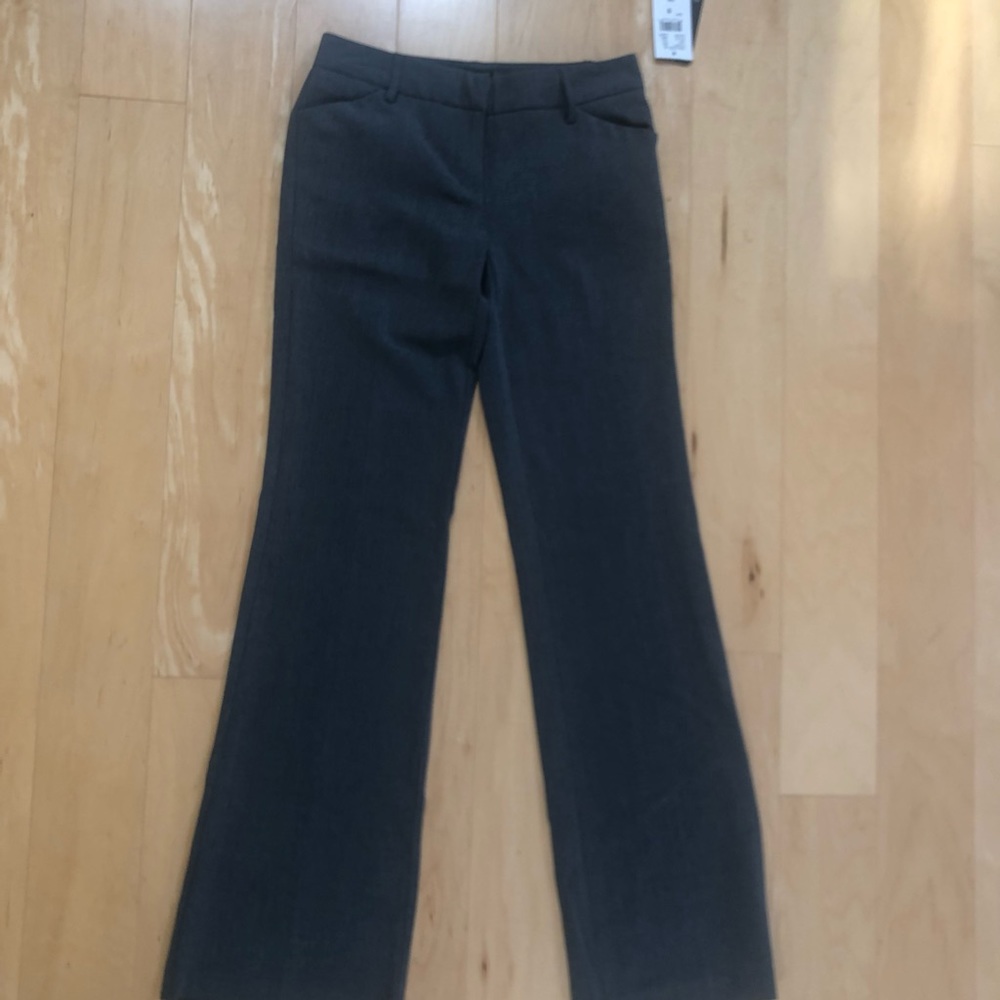 Gray slacks pants flare work pant suits